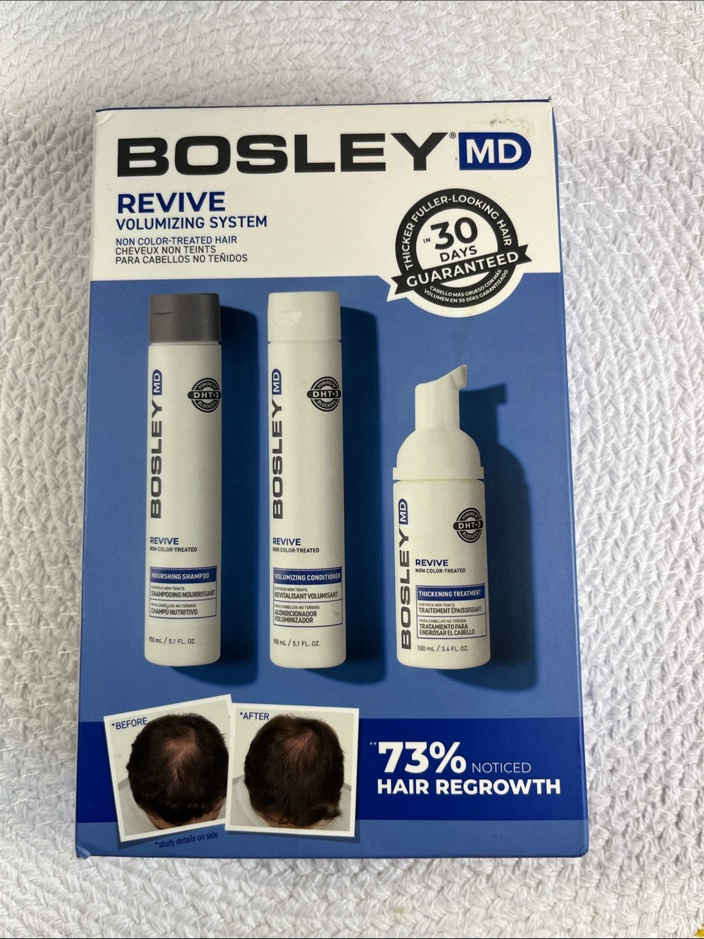 BosleyMD Revive Volumizing System Set (3-Piece Non Color-Treated Hair Treatment